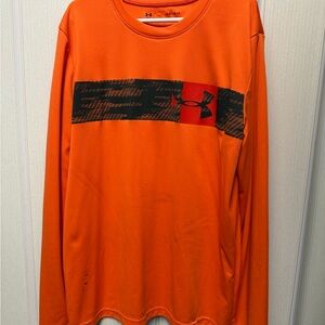 Under Armour Men's Bold Orange Long Sleeve Tee